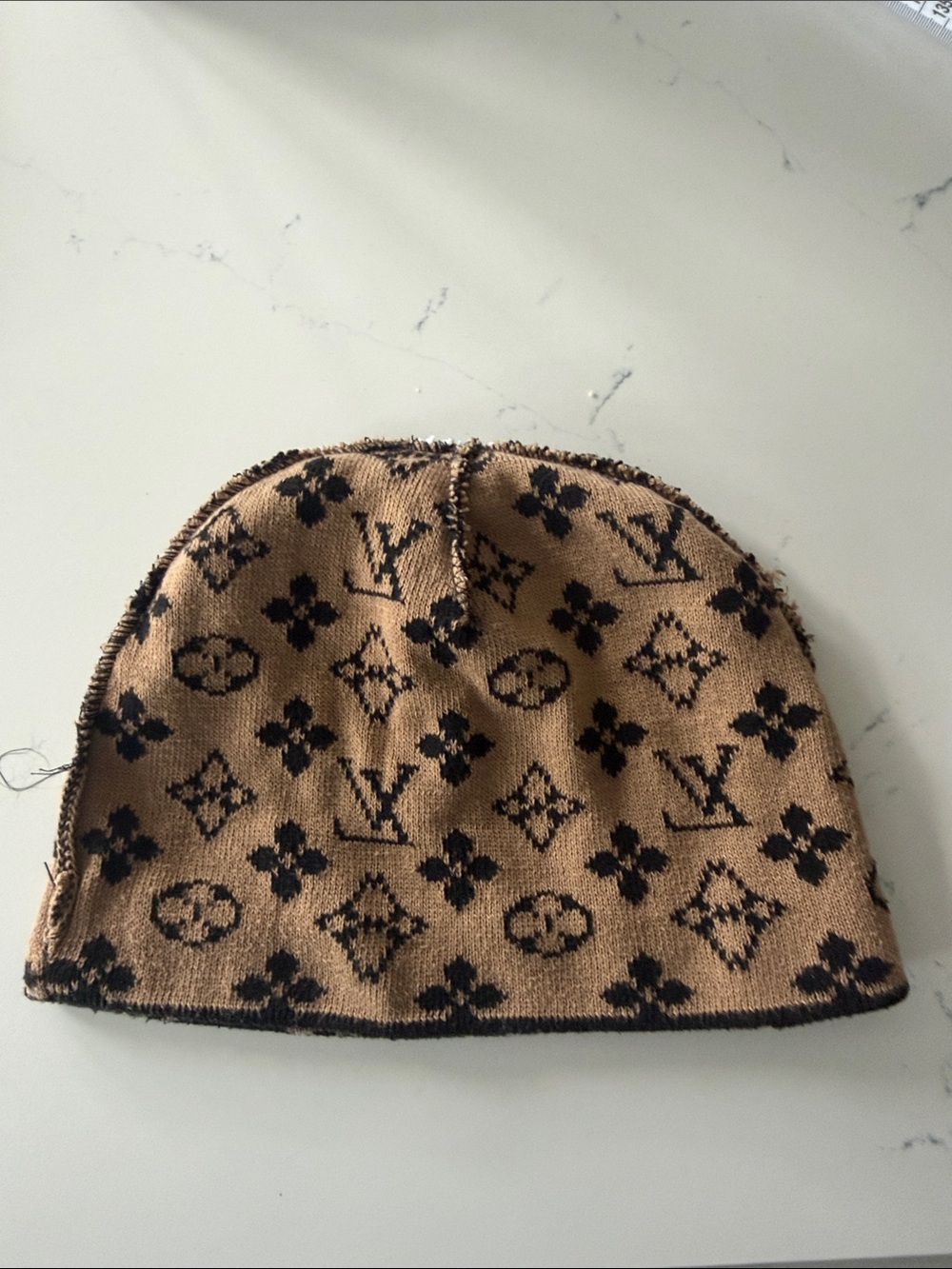 Monogram Beanie Hat - Picture 4 of 6